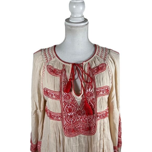 Free People Wind Willow Shift Peasant Mini Dress - Picture 5 of 14